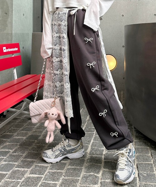 Alley by w closet(アリーバイダブルクローゼット)の「【Alley】レースエプロンスカート(スカート・レディース・オフホワイト・FREE)」の18枚目の写真