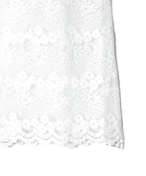 Alley by w closet(アリーバイダブルクローゼット)の「【Alley】レースエプロンスカート(スカート・レディース・オフホワイト・FREE)」の12枚目の写真
