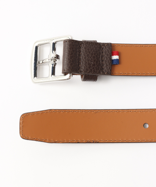 MAISON BOINET 15mmベルトin calf grainedキャメル 追加2》【MAISON BOINET/メゾンボワネ】15mm belt in calf printed
