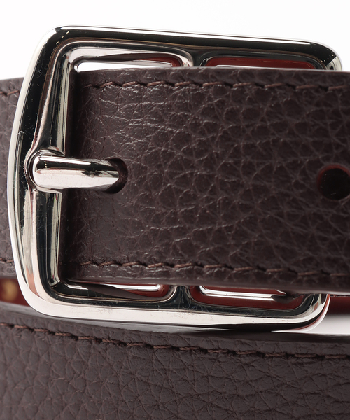 MAISON BOINET（メゾンボワネ）の「【MAISON BOINET / メゾンボワネ】バテイbuckle BELT（ベルト・メンズ・ブラウン/ブラック・XX-SMALL/8.5/9）」の10枚目の写真