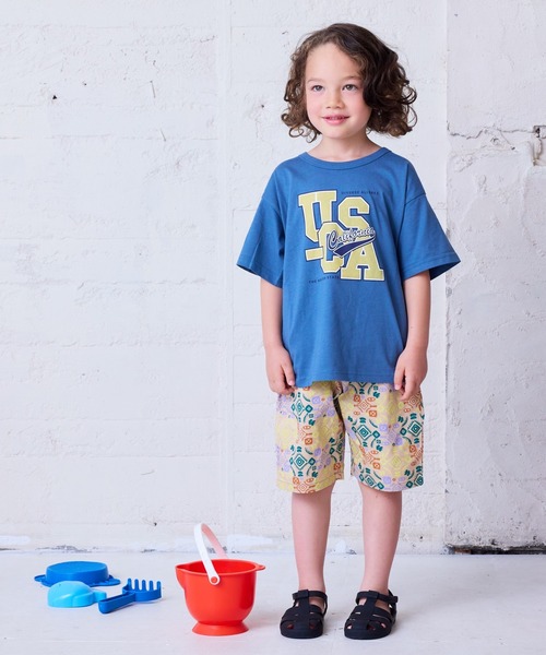 BIG FIELD（ビッグフィールド）の「シェフショーツ（80～150cm）（その他パンツ・キッズ・ベージュ/ライトブルー/チャコール/グレー系その他/グリーン/ホワイト系その他/ネイビー/レッド/オフホワイト/ブルー・100/140/95/120/110/90/150/130/80）」の3枚目の写真