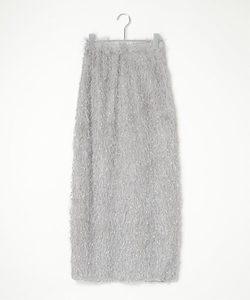 VENCEEXCHANGE（ヴァンスエクスチェンジ）の「カットフェザーIラインスカート（スカート・レディース・ブラック/オフホワイト/グレー・M）」の16枚目の写真