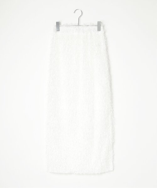 VENCEEXCHANGE（ヴァンスエクスチェンジ）の「カットフェザーIラインスカート（スカート・レディース・ブラック/オフホワイト/グレー・M）」の15枚目の写真
