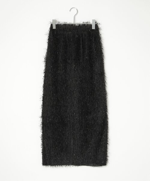 VENCEEXCHANGE（ヴァンスエクスチェンジ）の「カットフェザーIラインスカート（スカート・レディース・ブラック/オフホワイト/グレー・M）」の14枚目の写真