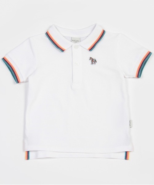 【Paul Smith】ポロシャツ/半袖/無地/マルチストライプ/ロゴ/新品 アーティストストライプ ポロシャツ（ネイビー） ｜ポール・スミス
