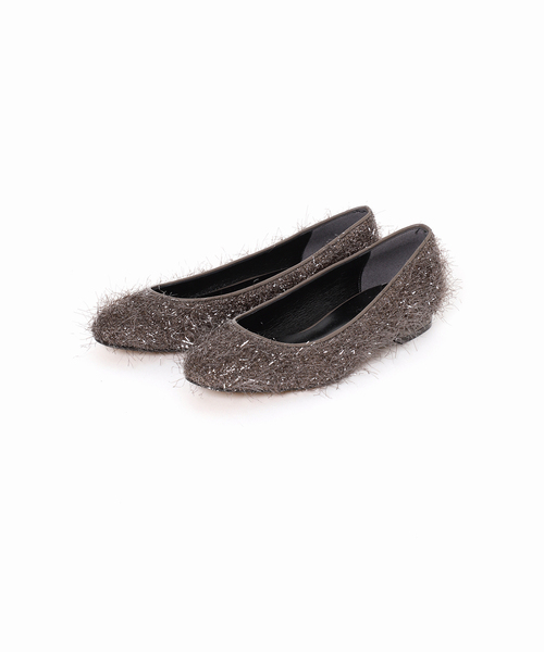VERMEIL par iena(ヴェルメイユパーイエナ)の「フラットシューズ(lame)(その他シューズ・レディース・チャコールグレー・24cm/23cm/25cm)」の6枚目の写真