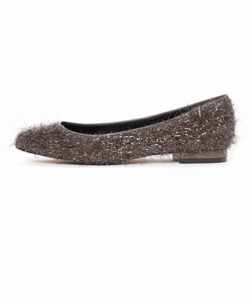 VERMEIL par iena(ヴェルメイユパーイエナ)の「フラットシューズ(lame)(その他シューズ・レディース・チャコールグレー・24cm/23cm/25cm)」の7枚目の写真