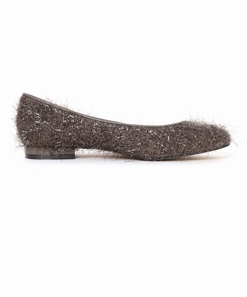 VERMEIL par iena(ヴェルメイユパーイエナ)の「フラットシューズ(lame)(その他シューズ・レディース・チャコールグレー・24cm/23cm/25cm)」の8枚目の写真