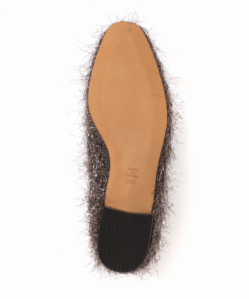 VERMEIL par iena(ヴェルメイユパーイエナ)の「フラットシューズ(lame)(その他シューズ・レディース・チャコールグレー・24cm/23cm/25cm)」の3枚目の写真