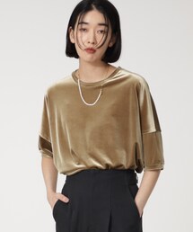 ◆ベロアカットソー
