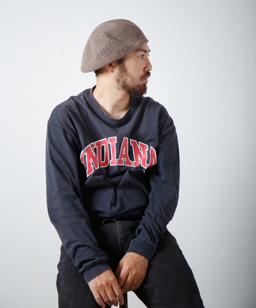 RACAL ラカル の Whole Garment Single Knit Beret ホールガーメントシングルニットベレー ハンチング ベレー帽