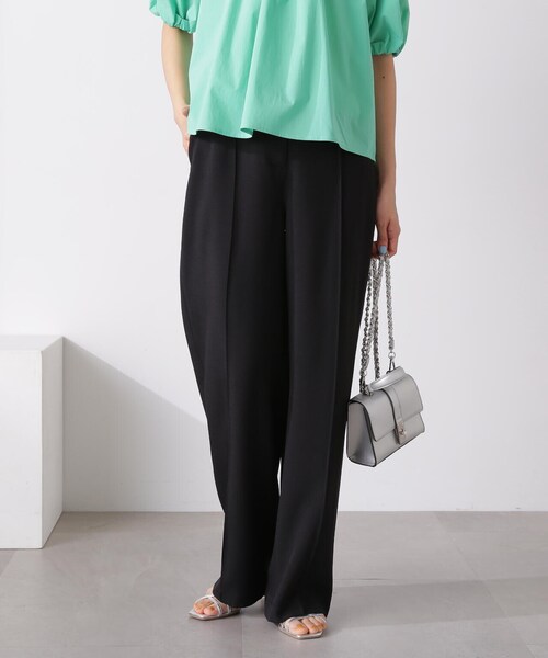 N.(N. Natural Beauty Basic)(エヌエヌナチュラルビューティーベーシック)の「◆【S Size Line】麻調ストレートパンツ(その他パンツ・レディース・ブラウン/ブラック・SMALL/MEDIUM)」の21枚目の写真