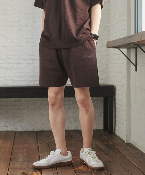 TOWNCRAFT(タウンクラフト)の「TOWNCRAFT(タウンクラフト)別注ループヤーンニットパンツ(WEB限定カラー/サイズ)(その他パンツ・メンズ・ネイビー/ダークブラウン/ブラック/オフホワイト・M/L/XL)」の3枚目の写真