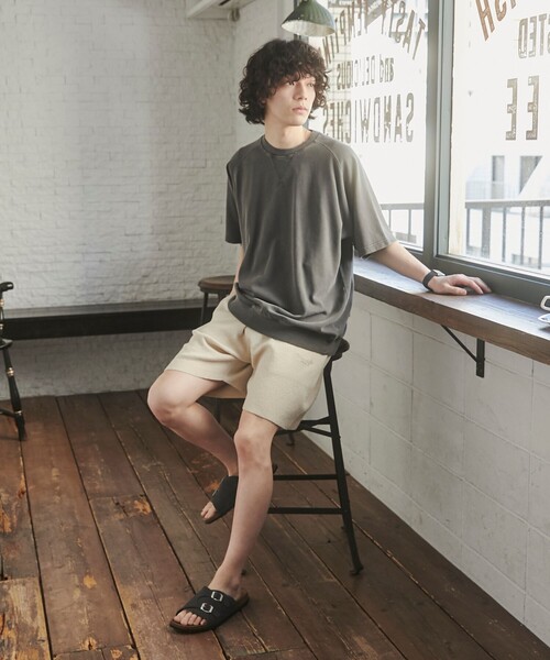 TOWNCRAFT(タウンクラフト)の「TOWNCRAFT(タウンクラフト)別注ループヤーンニットパンツ(WEB限定カラー/サイズ)(その他パンツ・メンズ・ネイビー/ダークブラウン/ブラック/オフホワイト・M/L/XL)」の6枚目の写真