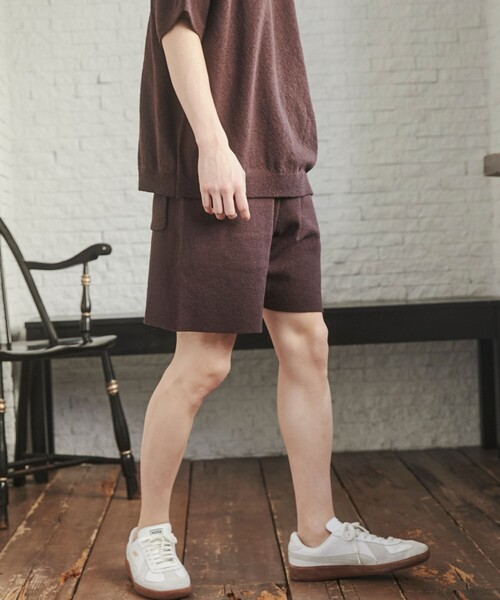 TOWNCRAFT(タウンクラフト)の「TOWNCRAFT(タウンクラフト)別注ループヤーンニットパンツ(WEB限定カラー/サイズ)(その他パンツ・メンズ・ネイビー/ダークブラウン/ブラック/オフホワイト・M/L/XL)」の15枚目の写真