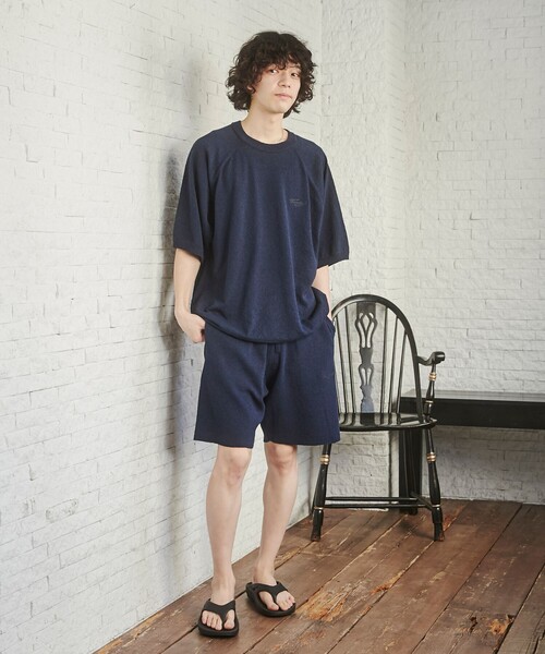 TOWNCRAFT(タウンクラフト)の「TOWNCRAFT(タウンクラフト)別注ループヤーンニットパンツ(WEB限定カラー/サイズ)(その他パンツ・メンズ・ネイビー/ダークブラウン/ブラック/オフホワイト・M/L/XL)」の20枚目の写真