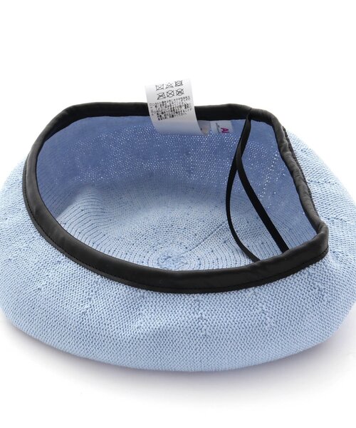 algy（アルジー）の「ワッペンサーモベレー（ハンチング/ベレー帽・キッズ・ブラック/サックスブルー・MEDIUM/SMALL）」の14枚目の写真