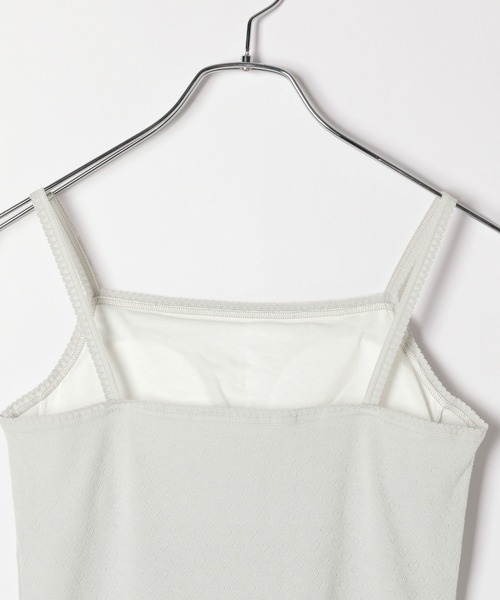 Heather（ヘザー）の「カップ付きハートモチーフキャミ　119471（キャミソール・レディース・アイボリー/グレー/ピンク・FREE）」の9枚目の写真