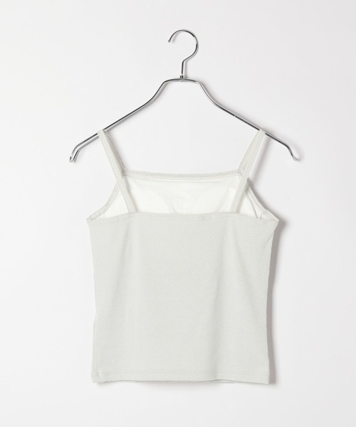Heather（ヘザー）の「カップ付きハートモチーフキャミ　119471（キャミソール・レディース・アイボリー/グレー/ピンク・FREE）」の7枚目の写真