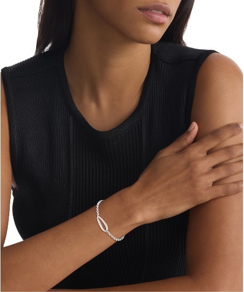 Calvin Klein(カルバン・クライン)の「「Calvin Klein/カルバンクライン」 プレイフル オーガニック シェイプ - レディース SS ブレスレット(ブレスレット・レディース・シルバー・FREE)」の3枚目の写真
