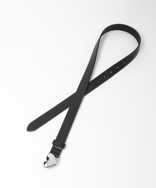 LOWRYS FARM（ローリーズファーム）の「ハートバックルベルト 113145（ベルト・レディース・ブラック・FREE）」の8枚目の写真