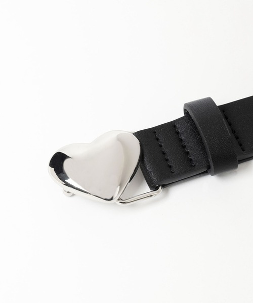 LOWRYS FARM（ローリーズファーム）の「ハートバックルベルト 113145（ベルト・レディース・ブラック・FREE）」の10枚目の写真