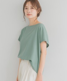 mysty woman | ワッフルフレンチスリーブTシャツ　129886(Tシャツ/カットソー)