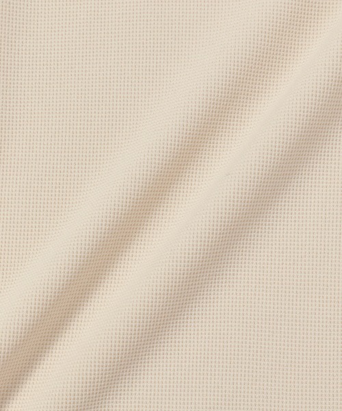 mysty woman（ミスティウーマン）の「ワッフルフレンチスリーブTシャツ　129886（Tシャツ/カットソー・レディース・アイボリー/ブラック/グリーン・FREE）」の15枚目の写真