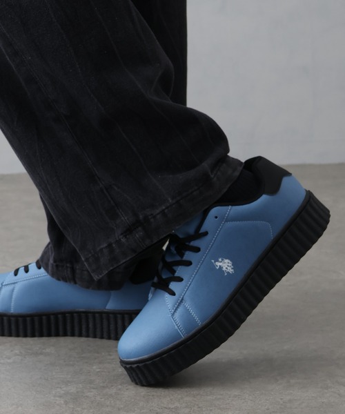 U.S. POLO ASSN.(ユーエスポロアッスン)の「【U.S. POLO ASSN./ユーエスポロアッスン】厚底ボリュームソール ワンポイント ローカットスニーカー(スニーカー・レディース・ホワイト/ブラック/ホワイト系その他/ブルー/ブラック×ホワイト・22.5cm/23.0cm/23.5cm/24.0cm/24.5cm/25.0cm/25.5cm/26.0cm/26.5cm/27.0cm/28.0cm/27.5cm)」の17枚目の写真