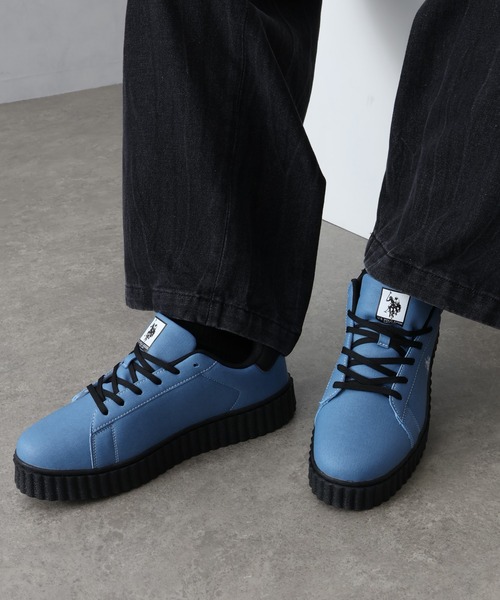 U.S. POLO ASSN.(ユーエスポロアッスン)の「【U.S. POLO ASSN./ユーエスポロアッスン】厚底ボリュームソール ワンポイント ローカットスニーカー(スニーカー・レディース・ホワイト/ブラック/ホワイト系その他/ブルー/ブラック×ホワイト・22.5cm/23.0cm/23.5cm/24.0cm/24.5cm/25.0cm/25.5cm/26.0cm/26.5cm/27.0cm/28.0cm/27.5cm)」の20枚目の写真