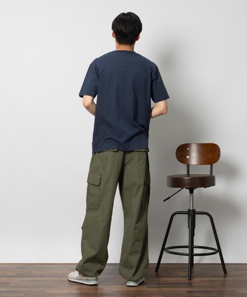 ALPHA_(アルファ)の「ALPHA(アルファ)胸ポケTシャツ(Tシャツ/カットソー・メンズ・ホワイト/ネイビー/ベージュ・L/XL/M)」の15枚目の写真