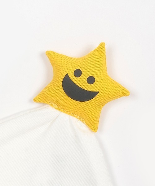 X-girl Stages（エックスガールステージス）の「パンダキラッキーワッチ（ニットキャップ/ビーニー・キッズ・オフホワイト・42-44cm）」の5枚目の写真