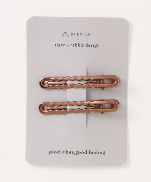 bibmilk（ビブミルク）の「DECORATE HEAD ASPARAGUS ASST CLIP 2PCS（バレッタ/ヘアクリップ・キッズ・ブラウン系/ブラック/イエロー/ピンク/ブルー・ONE SIZE）」の4枚目の写真
