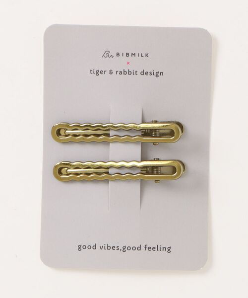 bibmilk（ビブミルク）の「DECORATE HEAD ASPARAGUS ASST CLIP 2PCS（バレッタ/ヘアクリップ・キッズ・ブラウン系/ブラック/イエロー/ピンク/ブルー・ONE SIZE）」の5枚目の写真