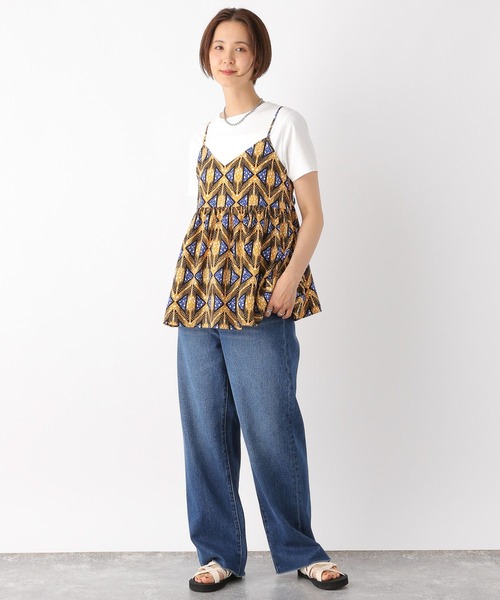 LEPSIM アフリカンプリントキャミ&パンツ　グリーン 楽天市場】【SALE／20%OFF】アフリカンプリントパンツ LEPSIM