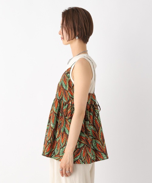 LEPSIM アフリカンプリントキャミ&パンツ　グリーン 楽天市場】【SALE／20%OFF】アフリカンプリントパンツ LEPSIM