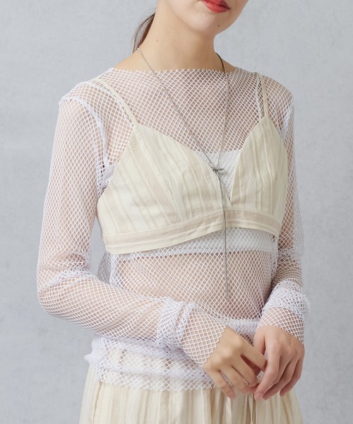 5時間限定値下げ✨♡ CHANEL ♡キルティング ビスチェ タンクトップ セール】かぎ針ビスチェ（タンクトップ）｜notch.（ノッチ）の