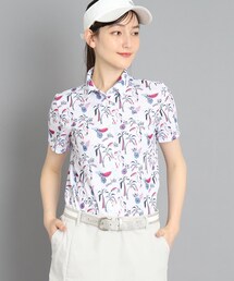adabat | 【吸水速乾】サマーリゾート柄 半袖シャツ(シャツ/ブラウス)
