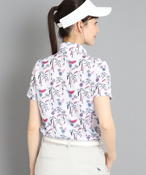 adabat（アダバット）の「◆【吸水速乾】サマーリゾート柄 半袖シャツ（シャツ/ブラウス・レディース・ピンク系/ピンク系5・38/40/42）」の13枚目の写真