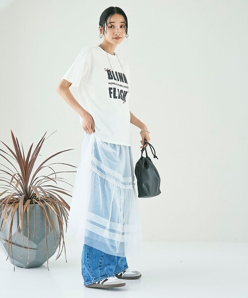 coen(コーエン)の「ピグメントアソートロゴプリントTシャツ24FW(Tシャツ/カットソー・レディース・ブラウン/オフホワイト/ダークグレー・M/L)」の22枚目の写真