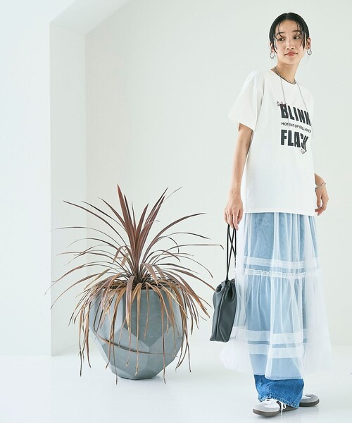coen(コーエン)の「ピグメントアソートロゴプリントTシャツ24FW(Tシャツ/カットソー・レディース・ブラウン/オフホワイト/ダークグレー・M/L)」の19枚目の写真