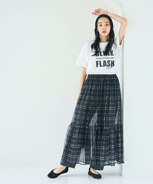 coen(コーエン)の「ピグメントアソートロゴプリントTシャツ24FW(Tシャツ/カットソー・レディース・ブラウン/オフホワイト/ダークグレー・M/L)」の18枚目の写真
