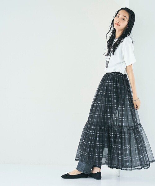 coen(コーエン)の「ピグメントアソートロゴプリントTシャツ24FW(Tシャツ/カットソー・レディース・ブラウン/オフホワイト/ダークグレー・M/L)」の17枚目の写真