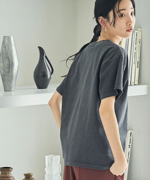 coen(コーエン)の「ピグメントアソートロゴプリントTシャツ24FW(Tシャツ/カットソー・レディース・ブラウン/オフホワイト/ダークグレー・M/L)」の11枚目の写真