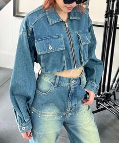 sedacle デニムジャケット sedacle セダクル デニムジャケット パープル - メルカリ