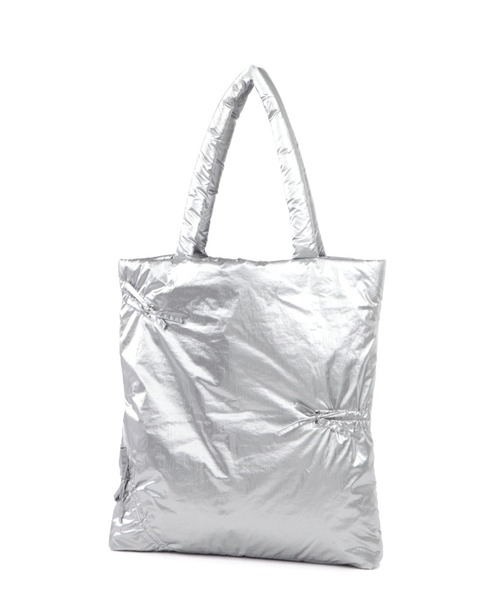 LAKOLE（ラコレ）の「メタリックリボントートバッグ / 141808（トートバッグ・レディース・ブルー/シルバー/ブラック・FREE）」の6枚目の写真