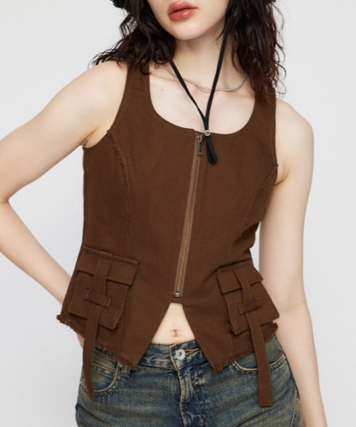 CUT OFF COMPACT トップス（Tシャツ/カットソー）｜LAGUA GEM（ラグアジェム）