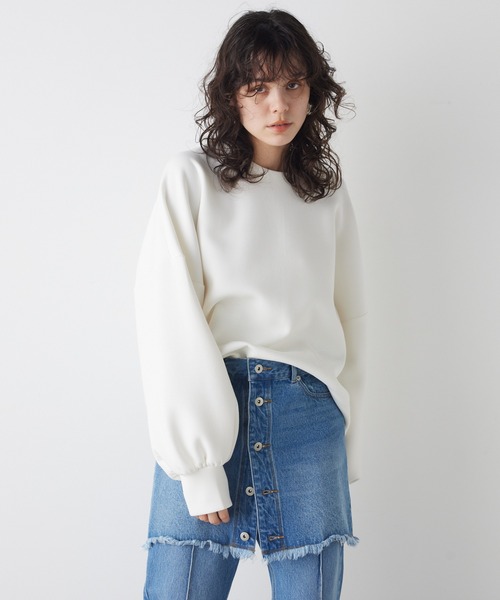 クルーネックダンボールプルオーバー（Tシャツ/カットソー）｜Whim