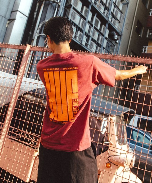 BIG BLOCK TEE / HUF ハフ ヘビーウェイト プリント Tシャツ（Tシャツ/カットソー）｜HUF（ハフ）