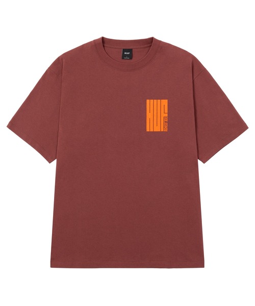 関税込み♪【HUF】Big Block ストライプ ロゴ★Boxy Tシャツ BIG BLOCK TEE - HUF Worldwide JP